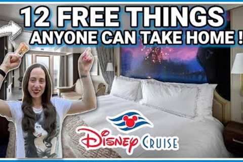 12 FREE THINGS YOU CAN TAKE HOME FROM YOUR STATEROOM ON DISNEY CRUISE LINE | Free Things on a Cruise