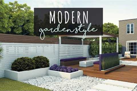 How To Design a Modern Garden at Home -  Contemporary landscape design
