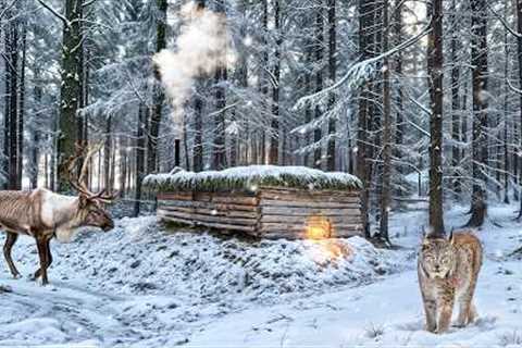 From Ground Up: My Log Cabin Build Surrounded by Wild Animals!