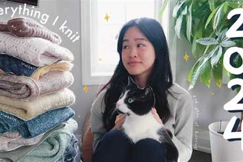 Everything I Knit in 2024 (w/ TRY ON) | 2nd year of knitting | 5 Test Knits, 4 Gift Knits | 17 FOs