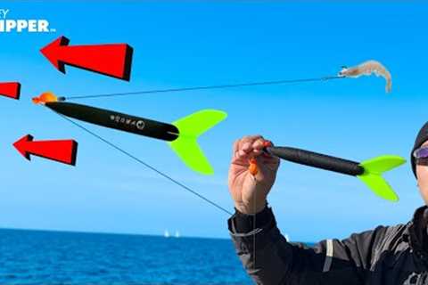 Japanese Fishing Rocket! FLYING My Bait Out