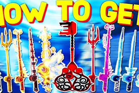*NEW* How To GET ALL FISHING RODS &amp; SHOWCASE in FISCH! ROBLOX