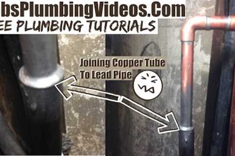 Water Pipe Leak Repair / Joining Copper &amp; Lead