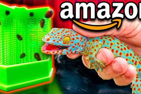 Testing 5 Crazy Reptile Products On Amazon!