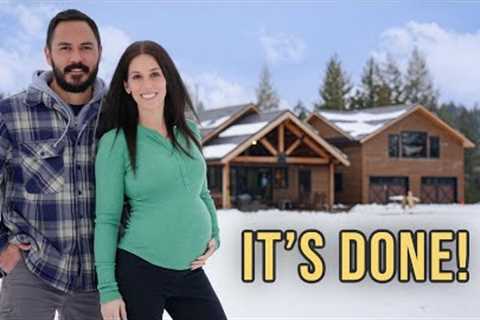 Our Concrete Log Home Is Officially FINISHED! (5 Years Building On Raw Land)