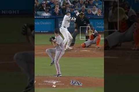 Shohei Ohtani First Dodger Homerun..