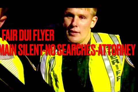 DUI Checkpoint-Remain Silent-No Searches-Attorney