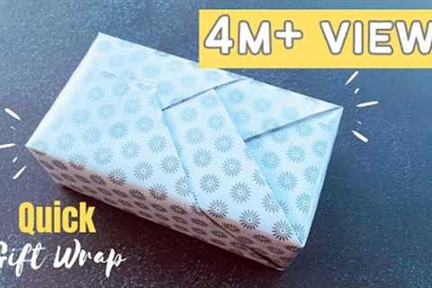 Easy Gift Wrapping | DIY Gift Packing Idea | Gift Wrap Idea for Christmas #giftwrap