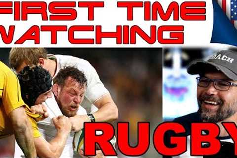 American Coach FIRST TIME WATCHING Rugby : Reaction to Biggest Rugby Hits