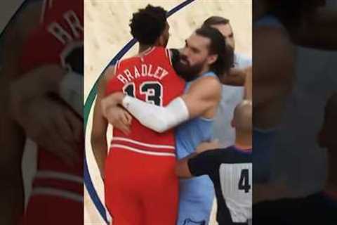 Steven Adams Always Protecting Ja Morant 🤩 #shorts