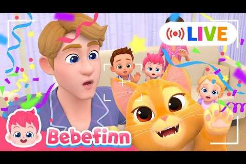 🔴 LIVEㅣBest Bebefinn Nursery Rhymes for KidsㅣGood Morning Song and Baby Shark
