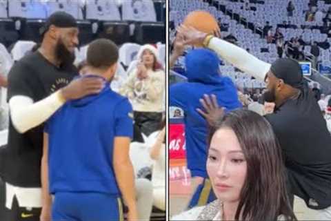 Lebron James Trolls Steph Curry and Draymond Green before Christmas Day Matchup