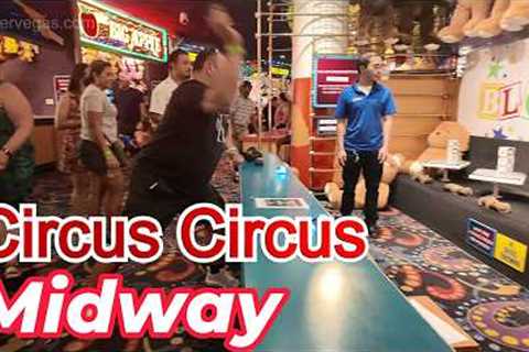 Circus Circus Las Vegas Midway, Circus acts and arcade