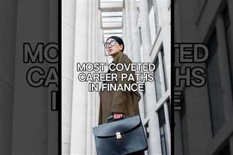 Most Sought After Finance Careers Path | 2025