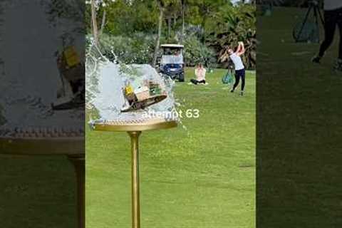 I BROKE A SNOWGLOBE ON A GOLF COURSE