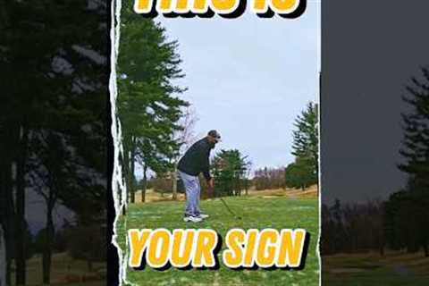 This is your sign to go golfing.  Send to a friend you want to go golfing with.  #golfing #golfbuddy