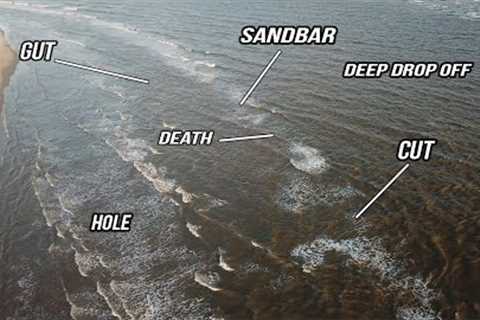 How to Read The Beach - An Aerial View Over the Surf (Surf Fishing)