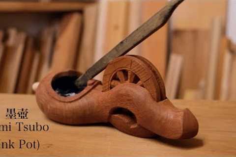 墨壺 Setting up a Sumi Tsubo - Traditional Japanese Carpentry Tool