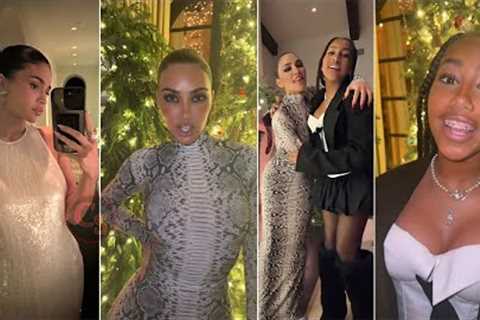 Inside The Kardashian Jenner Family’s Low key Christmas Eve Party (VIDEO)