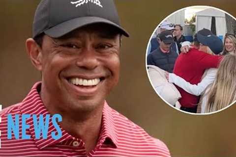 Tiger Woods’ SWEET REUNION w/ Ex-Wife Elin Nordegren at Son Charlie’s Milestone Golf Event | E! News