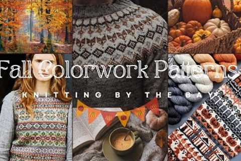 Fall Colorwork Knitting Patterns: Finished Home Cardi, A Sewn Coat, &amp; A Colorwork Pattern Round ..