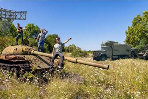 Abandoned Air Base filled with Soviet Tanks and other Military Equipment
