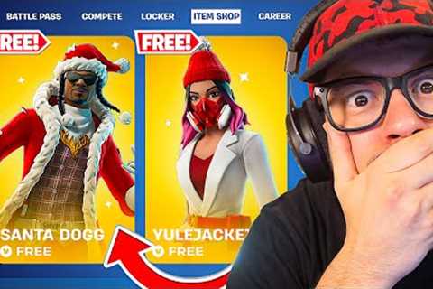NEW 4 FREE SKINS in FORTNITE!