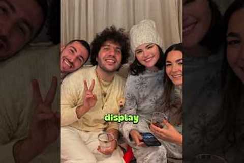 Selena Gomez Cozies Up withBenny Blanco and Flashes Engagement Ring While Singing Christmas Carols.