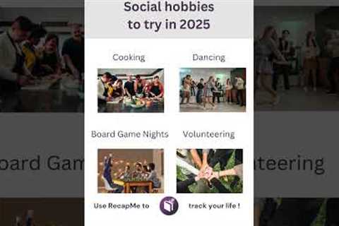 Try these social hobbies