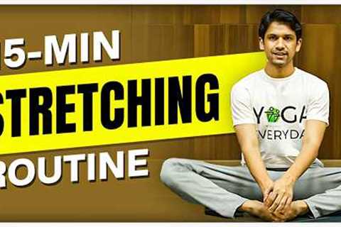 Daily Stretching Exercises for Beginners | 15-Min Full Body Flexibility | Saurabh Bothra Yoga