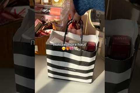 Sephora haul 🎀 #makeup #makeuphaul #beautyproducts #gisou #summerfridays #unboxing#asmr #rarebeauty