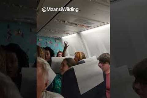 Drunk Celebrity on SA Flyfair #trending #celebration #celebrity #flight #southafrica