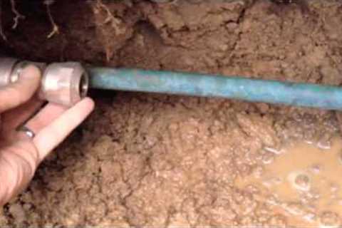 Water Pipe Fix -- DIY main waterline repair video