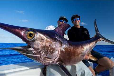 LUCKIEST Catch Ever! Purple Deep Sea Swordfish! Catch Clean Cook