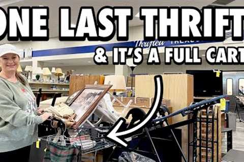 LAST FULL CART OF THE YEAR! Goodwill Thrift Store Shopping• Thrift Store Finds•Thrift with Me &amp; ..