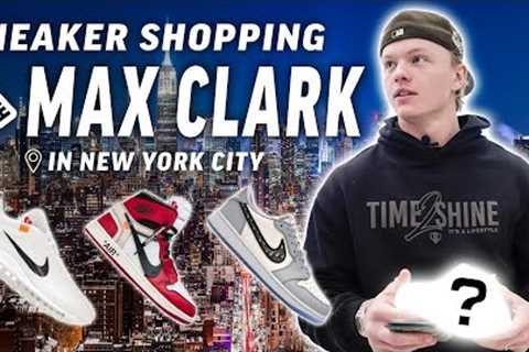 MAX CLARK GOES SNEAKER SHOPPING IN NYC