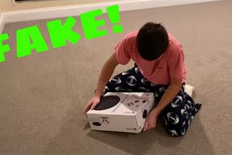 FAKE XBOX SERIES S CHRISTMAS PRANK ON BROTHER!!