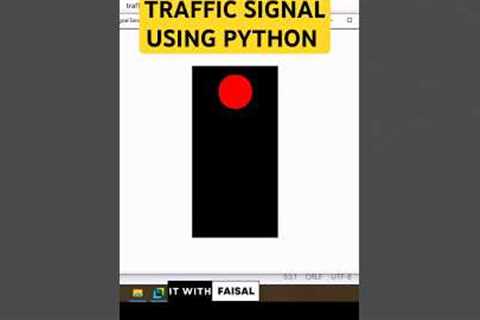 I Made a Traffic Signal Using Python | Easy Python Project For Beginners #python #trafficsignal