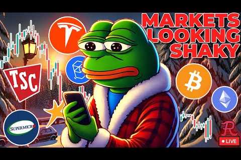 BITCOIN LIVE : BTC AND STOCKS LOOKING SHAKY!