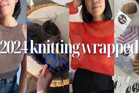 my favourite garments, accessories, designers, yarn, tools and notions from 2024! knitting wrapped