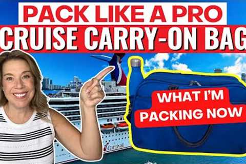 *NEW* 2024 Cruise Carry-on Must-Haves, Tips &amp; Hacks | Pack with me! 🛳️✈️🧳