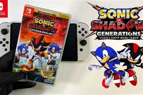 Sonic X Shadow Generations Day One Edition Unboxing + Gameplay on Nintendo Switch OLED