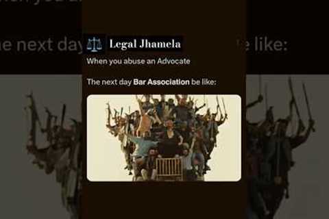 Lafda 🔥 #bar #association #legal #law #ltrending #viral #shorts #viralpost #latest #trendingshorts