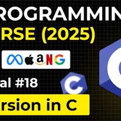 Recursion in C Language | Complete C Programming 2025 Course for Beginners