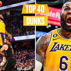 LeBron James - Top 40 LA Lakers Dunks 🔥