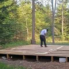 Couple Builds OFF-GRID CABIN in the FOREST | Start to Finish by @OffgridwithJayandJen