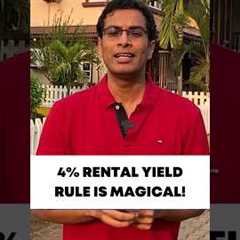 4% Rental Yield Rule - A MAGIC? #shorts #realestate