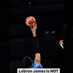 How is Lebron so good?? #nba #funny #basketball #dunk #sad #pov #fail #shorts #jokes