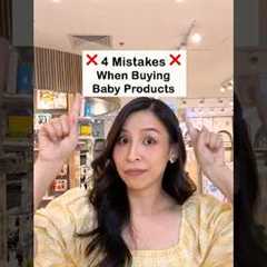 Don’t make these 4 MISTAKES when buying baby products