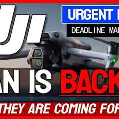 DJI Drone Ban is Back for 2025!!! - URGENT DRONE NEWS!!! 🚨